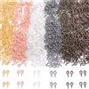 NONE 100 Pz 4x8mm Piccolo Piccolo Mini Occhielli In Metallo Ganci Perni Occhielli Vite Filettata Catenacci Ganci Per Gioielli Fai Da Te Che Fanno I Risultati