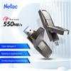 Netac USB 3.2 Pen Drive a stato solido 128 GB 256 GB 512 GB 1 TB 520 MB/s Tipo C Chiavetta USB Articolo di spedizione gratuito US5 per telefono portatile