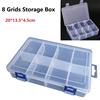 NONE Scatola Portautensili Regolabile con 8 Scomparti, Contenitore in Plastica per Viti, Organizzatore 20*13.5*4.5cm per Pillole e Minuteria