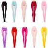 NONE Bambola calze di seta bambole accessori giocattoli collant Mini Leggings elastici fondo colorato calzini per bambola 1/6 o bambola 30cm