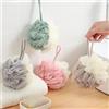 NONE Morbida doccia Mesh Spugna schiumogena Scrub corpo Spazzola esfoliante per la schiena Detergente per la pelle Sfera per bolle da bagno Cura della pelle Accessori da bagno