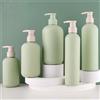 coolcells Avocado verde vuoto pompa di plastica lozione Shampoo bottiglia contenitore cosmetico pompa acrilica testa 200ml 300ml 500ml bottiglie riutilizzabili