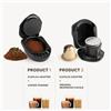 i Cafilas Adattatore per capsule di caffè Ricarica riutilizzabile per capsule di caffè Dolce Gusto Converti compatibile per macchina Genio S Piccolo XS iCafilas