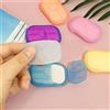 NONE 20/60/100PCS Bagno Sapone Usa E Getta Carta Comodo Sapone Da Viaggio Carta Lavaggio A Mano Bagno Pulito Profumato Mini fetta di carta Sapone
