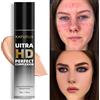 KAFURUX Crema per fondotinta viso a 8 colori Correttore opaco con controllo dell'olio Liquido impermeabile Copertura completa Prodotti per il trucco professionale con base nuda
