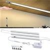 Lcamaw Lampada da barra a tubo a LED in alluminio con sensore di movimento a spazzamento manuale per l'arredamento della cucina, luci da armadio a led 12v sotto l'armadio -EU