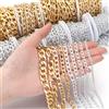 louleur 5 metri/rotolo catena in metallo alluminio catena twist catena sfusa per gioielli fai da te creazione di collane bracciali abbigliamento borsa accessori forniture
