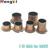 NONE Da M4 a M55 SF-1F Flangiatura Cuscinetto autolubrificante Boccola senza olio Manicotto per alberi compositi con placcatura in rame