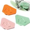 NONE Guida per cucitura magnetica per macchina da cucire, guida per cucitura multifuzionale poligonale Guida per orlo con accessori per cucire universali in scala