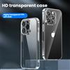 NONE Custodia morbida in silicone TPU trasparente per iPhone 17 17Air 16 16E 15 14 13 12 11 Pro Max Mini SE 2020 2022 XS XR 7 8 6 Plus Cover