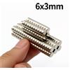 NONE Magnete al neodimio super forte 6x3mm N35 NdfeB imanes magnetici permanenti magneti rotondi potenti magnete da frigorifero