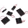 NONE Custodia per batteria AA da 3 V 1 2 3 4 5 6 slot Custodia per batteria AA LR6 HR6 Custodia per batteria Cavo di piombo Contenitore di protezione Bateria