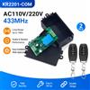 QIACHIP 433MHz Interruttore A Contatto A Secco Telecomando 10A 1CH AC110V 220V Modulo Relè Ricevitore Trasmettitori Telecomando Per Motore Luce