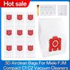 TuoYuShengShi Sacchetti per la polvere 3D Airclean FJM per Miele Compact C1 C2 S241 S290 S300i S500 S700 S4 S6 Serie Accessori per aspirapolvere