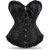 NONE Abito da sposa da donna con corpetto a coda corta, corsetto modellante per matrimonio