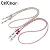 chichain Elegante catena per occhiali con perline di perle per donna Perline alla moda Cordino di perle Collana di perle con perline