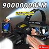 XIWANGFIRE Potente lampada frontale a LED con sensore di movimento Faro 18650 Torce ricaricabili per testa COB Lampada frontale ad alta potenza Faro da pesca