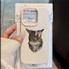NONE Custodia per telefono morbida e carina modello gatto per Samsung Galaxy A17 A16 A36 A35 A34 A56 A55 A54 S25 FE S24 S23 S22 Ultra S21 Plus Cover