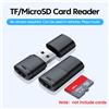 Lettore di Schede Micro SD USB2.0 Mini ad Alta Velocità con Slot per Schede TF, Compatibile fino a 2TB, Adattatore Portatile