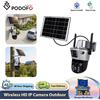 podofo Telecamera Solare HD Wireless da Esterno Podofo con Controllo APP, Impermeabile IP66, Supporto Rilevamento Movimento e Suono