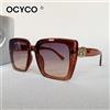 OCYCO Occhiali da Sole di Lusso OCYCO 2026 per Donna e Uomo, Design Oversize Quadrato, Occhiali da Sole Unisex Senza Montatura, Protezione UV400