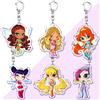 NONE Portachiavi Magici delle Fate per Accessori Borsa Stella Musa Tecna Bloom Aisha Flora, Gioielli e Regali per Fan delle Fate