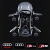 NONE Luci di benvenuto a LED HD per portiere auto, proiettori per Audi A1 A3 8P A4 A5 A6 C7 A7 S3 S7 S8 R8 Q2 Q3 Q5 Q7 Q8 SQ5 C5 C6 TT RS3 RS6