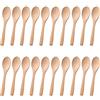 Integrity.1 20 Pezzi Cucchiai di Legno Piccolinaturale Cucchiaio di Legno, Cucchiaio di Legno Fatto a Mano, Mini Cucchiai di Legno, Cucchiai Legno Piccoli Bambini, per Gelato, Miele, Caffè, Tè