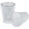 SGWEB professional 1500 Bicchieri in Plastica Trasparente 200cc Imbustati Singolarmente Infrangibili e Accartocciabili per Ristorazione Alberghi Centri Estetici e Saune ILIP