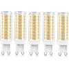 Generic Lampadina LED Bi-Pin G9 12w Equivalente 100w Risparmio Energetico Illuminazione 1000 Lm Nessun Sfarfallio per Camera Soggiorno Illuminazione Domestica(G9 12W warm white 3000K,5cps)