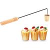 Kopinma Malese Tè Maker, Nyonya Top Hats Mould Malese Pie Tè Maker per la cottura di Uova Torte, Strumento Riutilizzabile Spuntino Fritto Stampi Da Cucina Gadget