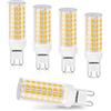 LEDBOKLI G9 8W Lampade led, Bianco Caldo 3000k Lampadina LED G9, 700LM, AC DC 220-240V, Non-dimmerabile, Senza Sfarfallio, Risparmio Energetico, 5 pezzi