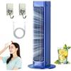 HNGKGJBL Breezamax, Breeze Max Ac, Qinux Brizaac, Sconfiggi All'Istante Il Caldo Torrido E L'Umidità con 3 Velocità, Raffreddamento Rapido, Condizionatore Portatile Breezamax Silenzioso(B Blue)