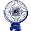 Whnbuij Ventilatore portatile clip, girevole 360 gradi, ricaricabile tramite USB, ventilatore da scrivania - 5 velocità regolabili, silenzioso, estivo, per scrivania, casa
