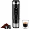 KIRJAUDU Macchina da Caffè Portatile a Capsule con Batteria USB-C, Macchina Espresso Automatica a Pompa 72W, Serbatoio 60 ml, Tazza 150 ml, ABS Senza BPA, per Viaggi Camping Auto Outdoor