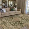 PureCozy Vintage Verde Tappeto Salotto 160x230cm Antiscivolo Lavabile Tappeti Sala Soggiorno Cameretta Camera da Letto Ufficio Grande Carpet Pelo Corto Morbido Rug