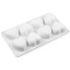 Generico Stampo per frutta realistica in silicone, stampi in 3D per dolci, pasticceria e decorazioni (CUORE)