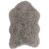 Lorena Canals-Tappeto Woolable Sheep of the World Collection Woolly in colore Pecora Grigia-Fatto a mano in lana naturale non tinta ad alto pelo-Dimensioni:75x110cm