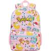 Get Trend Pokemon Zainetto Bambina, Borsa Zaino Scuola Multi-Scomparto e Spallacci Regolabili per Scuola e Gite, Idea Regalo (Multi Pokemon)