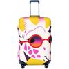 Zelinge Copertura elastica lavabile per valigia, resistente ai graffi, Giraffa Giallo, for 22-24 Inch Luggages M