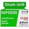 HAO SHI XIANG Unità tamburo compatibile con stampanti laser Lexmark M3250 XM3250 XM3250 (56F0Z00-1Pack-60000 pagine)