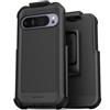 Encased Custodia da cintura per Google Pixel 10/10 Pro (6,3 pollici) con clip (Falcon Shield) Ultra Protettiva Doppio Strato Protettiva con Pellicola Protettiva Schermo in Vetro Temperato (nero)