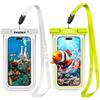 iVoler Custodia Impermeabile Smartphone IPX8 Fino a 7.0'', Bianco+Verde