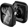 Spigen Thin Fit 360 Cover per Apple Watch 11/10 42mm | Custodia leggera in policarbonato con vetro temperato integrato, massima accessibilità, per Apple Watch 42mm (2025/24) - Nero