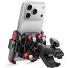 Lamicall Supporto Telefono Moto, Porta Telefono Bicicletta - [Non Copre Fotocamera] [Doppio Ammortizzatore] 1S Sblocco, 360° Rotazione, Porta Cellulare Manubrio per iPhone e Altri Smartphone de 6-7,2