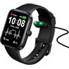 Blueshaweu Cavo di ricarica compatibile con smartwatch ID207/ID208BT, stazione di ricarica per TOZO S2/Fitpolo id207pro /Gydom ID207 id208bt /aeac ID207 ID208/ Oraimo id208bt Smartwatch (nero)