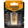 A2ZWORLD Pila Batteria 6LR61 9V 550mAh, Super Alcalina, Compatibile Con Duracell MN1604 (1)