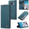 Sojlecyu Cover per Samsung Galaxy S8 Custodia, a Libro Portafoglio in Premium Pelle PU Porta Carte Flip Case Supporto Protezione Case Cover per Samsung Galaxy S8, Blu verde
