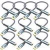 La Brodée Adattatore da USB C a jack da 3,5 mm, confezione da 10 adattatori per cuffie da tipo C a jack da 3,5 mm, adattatore per cuffie Aux a USB C, compatibile con Samsung Galaxy, iPad Pro, Huawei