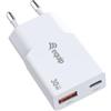Equip Caricatore a 2 porte da 30 W GaN Slim USB PD, PPS, USB-C x1, USB-A x1